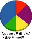 横浜塗装工業 貸借対照表 2008年3月期