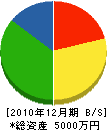 青木工務店 貸借対照表 2010年12月期