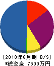 松永組 貸借対照表 2010年6月期