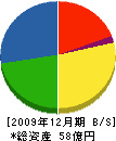 新発田建設 貸借対照表 2009年12月期