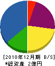 朝日電機工業所 貸借対照表 2010年12月期