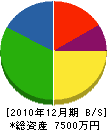 村尾土建 貸借対照表 2010年12月期