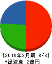 日電商会 貸借対照表 2010年3月期