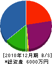 川栄建築 貸借対照表 2010年12月期