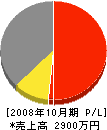 辻本工業 損益計算書 2008年10月期