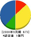 杉田産業 貸借対照表 2008年9月期