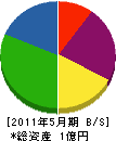 杉本工業 貸借対照表 2011年5月期