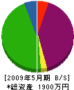 早坂電気工業 貸借対照表 2009年5月期
