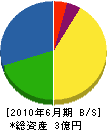 兼茂 貸借対照表 2010年6月期