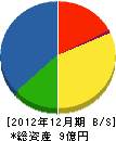 加藤工務店 貸借対照表 2012年12月期