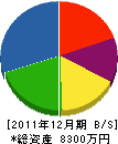 翠光園 貸借対照表 2011年12月期