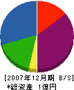 臼井産業 貸借対照表 2007年12月期