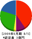 宮田建設 貸借対照表 2009年6月期