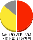 宮田水道工業所 損益計算書 2011年6月期