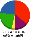 大倉工業所 貸借対照表 2012年5月期