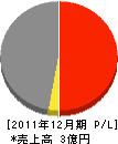 田村 損益計算書 2011年12月期