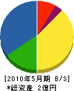 小坂工業 貸借対照表 2010年5月期
