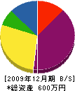 山口土建 貸借対照表 2009年12月期