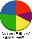 前田建材工業 貸借対照表 2010年3月期