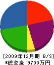 丸城組 貸借対照表 2009年12月期