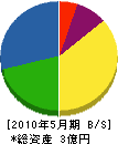 川口電気 貸借対照表 2010年5月期
