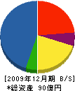 東海プラントエンジニアリング 貸借対照表 2009年12月期
