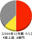 野村大理石 損益計算書 2008年12月期