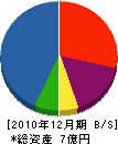 カナガワファニチュア 貸借対照表 2010年12月期