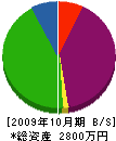 丸善電工 貸借対照表 2009年10月期