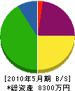 岡本工業 貸借対照表 2010年5月期