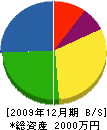 内藤商店 貸借対照表 2009年12月期