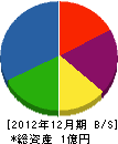 富士電設工業 貸借対照表 2012年12月期