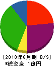 岡田開発工業 貸借対照表 2010年6月期