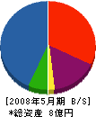 松井戸組 貸借対照表 2008年5月期