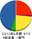 中村エンジニアリング 貸借対照表 2012年6月期