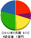 和田組 貸借対照表 2012年5月期