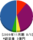 宏輝住設 貸借対照表 2009年11月期