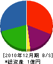 渡辺設備工業 貸借対照表 2010年12月期