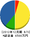 玉井組 貸借対照表 2012年12月期