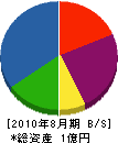 太栄ソリューションズ 貸借対照表 2010年8月期