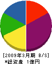川瀬組 貸借対照表 2009年3月期
