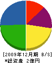 相馬建鐵 貸借対照表 2009年12月期