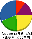 日の丸工芸 貸借対照表 2009年12月期