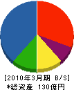 小野田ケミコ 貸借対照表 2010年3月期