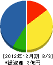 日本住宅営繕仙台 貸借対照表 2012年12月期