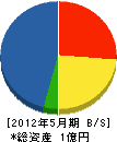 松宮開発 貸借対照表 2012年5月期