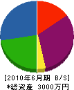 日野本組 貸借対照表 2010年6月期
