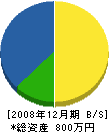 坂口工務店 貸借対照表 2008年12月期