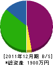 南西通信システム 貸借対照表 2011年12月期