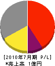 戸松電気工業所 損益計算書 2010年7月期
